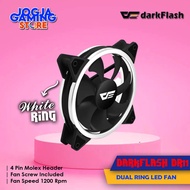 Darkflash DR11 DUAL RING LED SINGLE FAN - WHITE
