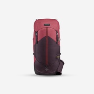 Trekking 50L Backpack MT100 EasyFit - Bordeaux