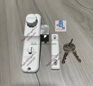 [HCM]khoá cửa lùa/ cửa mở B52 Sơn tím / trắng sữa