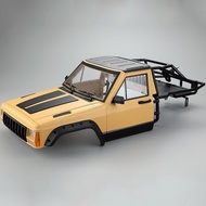 INJORA RC Car Cherokee Body Cab & Back-Half Cage for 1/10 RC Crawler TRX4 Axial SCX10 90046