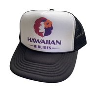 Vintage Hawaiian Airlines Hat Trucker Hat Snapback Black Vacation Cap