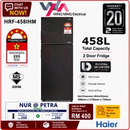 【NUR@PETRA 2026】Haier 418L/458L 2‑Door Twin Inverter Fridge HRF‑418IHM-458IHM Refrigerator