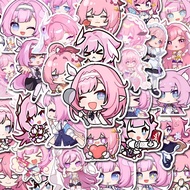 Honkai Impact 3 Emoji Stickers Elysia Emoji DIY Planner Tablet Decals Single Sheet Size 2-6cm EUVX