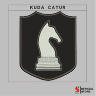 SPORT-159 PATCH LOGO BISHOP HORSE CHESS SHIELD