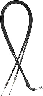 Motorcycle Control Cable Throttle Cable SET (PULL/PUSH) Compatible with Yamaha TT 600 S/XT 600 H/N/Z