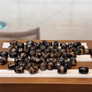 Dzi Beads Agate Small Barrel Beads Accessories Handmade DIY Wenwan Bracelet Necklace Spacer Beads Ac