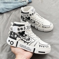 Halloween【Anime Design 】ใหม่ รองเท้าผ้าใบลําลอง ข้อสูง ลายการ์ตูนนารูโตะ Kakashi สวมใส่สบาย แฟชั่นสํ