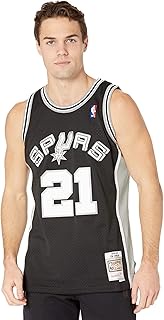 Mitchell and Ness Duncan Black Spurs #21 Swingman Jersey (18208-SASBLCK98TDU)
