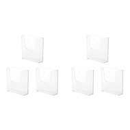 yunhaoSK-6x Wall Mounted File Organizer Transparent Wall Mounted File Holder Folder A5 File Holder f