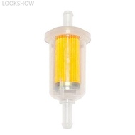 LOOKSHOW 10mm Motorcycle Large-Bore Fuel Filter for ATV Dirt Bike Extended Gasoline & Diesel Filter 