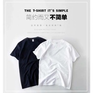 Ready Stock T-Shirt Short-Sleeved T-Shirt Lovers Japan Heavy Cotton Short-Sleeved T-Shirt Men And Wo