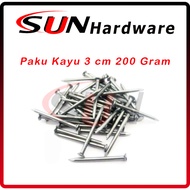 Wood Nails 1 1/ 4 Inch 3 Cm 200 Gram Pack Plywood Bamboo Reng