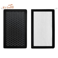 2PCS Car Cabin Air Filter HEPA Air Intake Filter Replacement Kit Activated Carbon for Tesla Model 3 Y