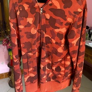 Bape second hoodie red camo