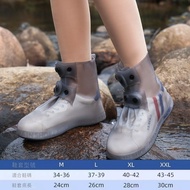 雨鞋女款外穿防水鞋套防滑防雨鞋套男矽膠兒童下雨天加厚雨靴腳套Rain shoes for women wear waterproof shoe cover non-slip waterproof sh