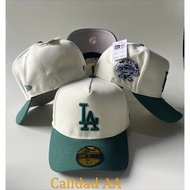 Major League Baseball Los Angeles Dodgers Chrome and Dark Green Baseball Cap Adjustable Curved Eaves