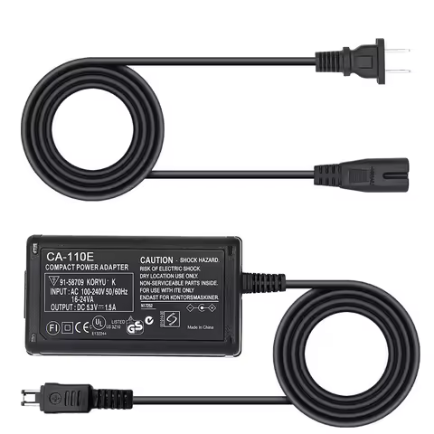 CA-110 AC Power Adapter CA110 Charger for Canon VIXIA HF R200 R20 R21 M500 M50 M52 R300 R30 R32 LEGR
