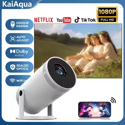 KaiAqua LED Home Theater Projector FY300 Small portable outdoor projector 260 lumens Home Theater Ou