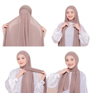 Shawl inner tali / shawl instant with inner/ shawl travel/ shawl turban