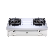 TGC依時火霸王IoT智能雙頭不鏽鋼煤氣煮食爐(不連網關)RJH2HT(SSW) - 白色爐身/不鏽鋼面