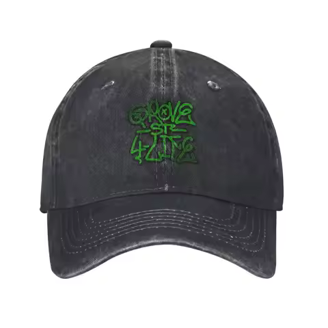 Harajuku Grove 4 Life GTA San Andreas Baseball Caps Snapback Denim Fabric Hats Casquette Streetwear 