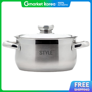 Lovesong | Namsun Love Song Double-Handled Induction Pot 24cm Triple-Ply Bottom Size 8