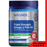 ❆(BIG SALES) Wagner Triple Strength Omega-3 Fish Oil 150 Capsules➳