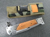 Pisau Lipat Bayonet 27 cm Pisau Senapan Pisau AK47 Sangkur Belati