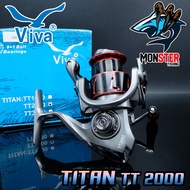 รอกตกปลา รอกสปินนิ่ง วีว่า VIVA TITAN TT Series (New Black Red)