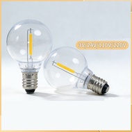 ((25pcs Package) Outdoor Waterproof LEDG40 Ball Bulb Light Warm White E12 Ball Bulb Decorative Light