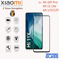 Xiaomi Mi 10T Pro | Mi 11 Lite 5G NE | 12 Lite | 11T 12T 13T Pro 9H 3 Times Strengthen Tempered Glass Screen Protector