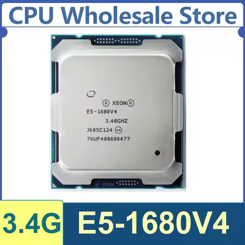 Xeon E5-1680V4 8 Core 16 Thread 3.4GHz 140W 20MB Cache 14nm LGA2011-3 SR2P8 DDR4 1600/1866/2133/2400
