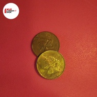 Koin Kuno Hongkong 50 cents 