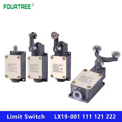 1PCS Limit Switch LX19-001 111 121 222 Silver Contacts Self-reseting 1NO 1NC 5A Travel Switch Micro-
