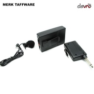 Microphone Clip Wireless Transmitter dan Receiver - Mikrofon Tanpa Kabel - Taffware WR-601
