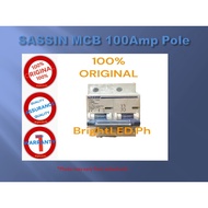 SASSIN MCB 100AT 2P (Miniature Circuit Breaker) mcb 2 pole