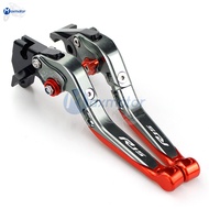 สำหรับ YAMAHA R15V3 R15 V3 2017 2018 2019 2020 2021รถจักรยานยนต์คลัทช์คันเบรคอลูมิเนียมปรับพับ Lever