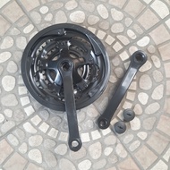 3-Tier Black 48T Iron MTB CRANK