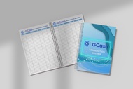 Gcash  Cash In Cash Out Transaction Record Hardcover Notebook