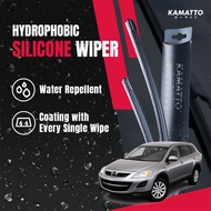 Kamatto Wiper Mazda CX-9 / CX9 (2006-2012) Hydrophobic Silicone Windshield Wiper Water Repelling Coa