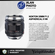 Voigtlander Nokton 35mm F1.2 Aspherical II Lens | [Leica VM Mount]