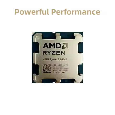 New AMD R5 8400F Ryzen 5 8400F 6 Cores 12 Threads 4.2GHz Desktop computer processor with AM5 Socket 
