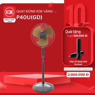 Quạt đứng KDK màu Vàng  P40U(GD) - Bảo hành Chính hãng KDK