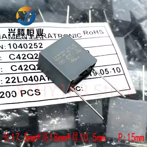 10PCS Xiamen Farah MKP 684 680nf 0.68uf 305v 275v X2 safety capacitor C42Q2684K