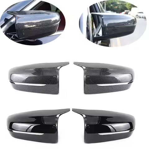 Carbon Fiber Exterior Side Rearview Mirror Cover Trim For BMW 3 4 5 7 8-Series G20 G21 G28 G11 G12 G