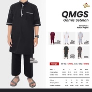 Koko Setelan Pria Baju Dan Celana Pakaian Muslim Pria Model QMGS