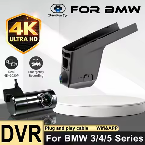 4K 2160P Dash Cam For BMW 3/4/5 Series X3 X5 335i 320i 320d 330d 420d 535i F25 F30 F31 F36 M4 F83,Ca