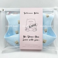 新加坡Little Bearnie 嬰兒矽膠圍兜 珍珠奶茶