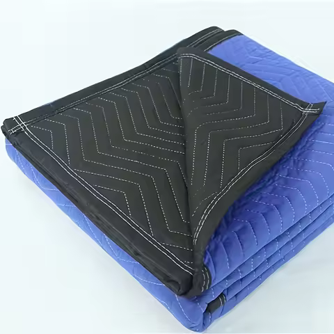 Heavy-Duty Mobile Blanket for Furniture Packaging Thick Moving Blanket Durable Protection for Househ