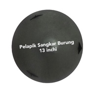 PELAPIK SANGKAR BURUNG BESI & KAYU 13 INCHI / TALAM NAJIS SANGKAR BURUNG / TAPAK SANGKAR BURUNG 13"